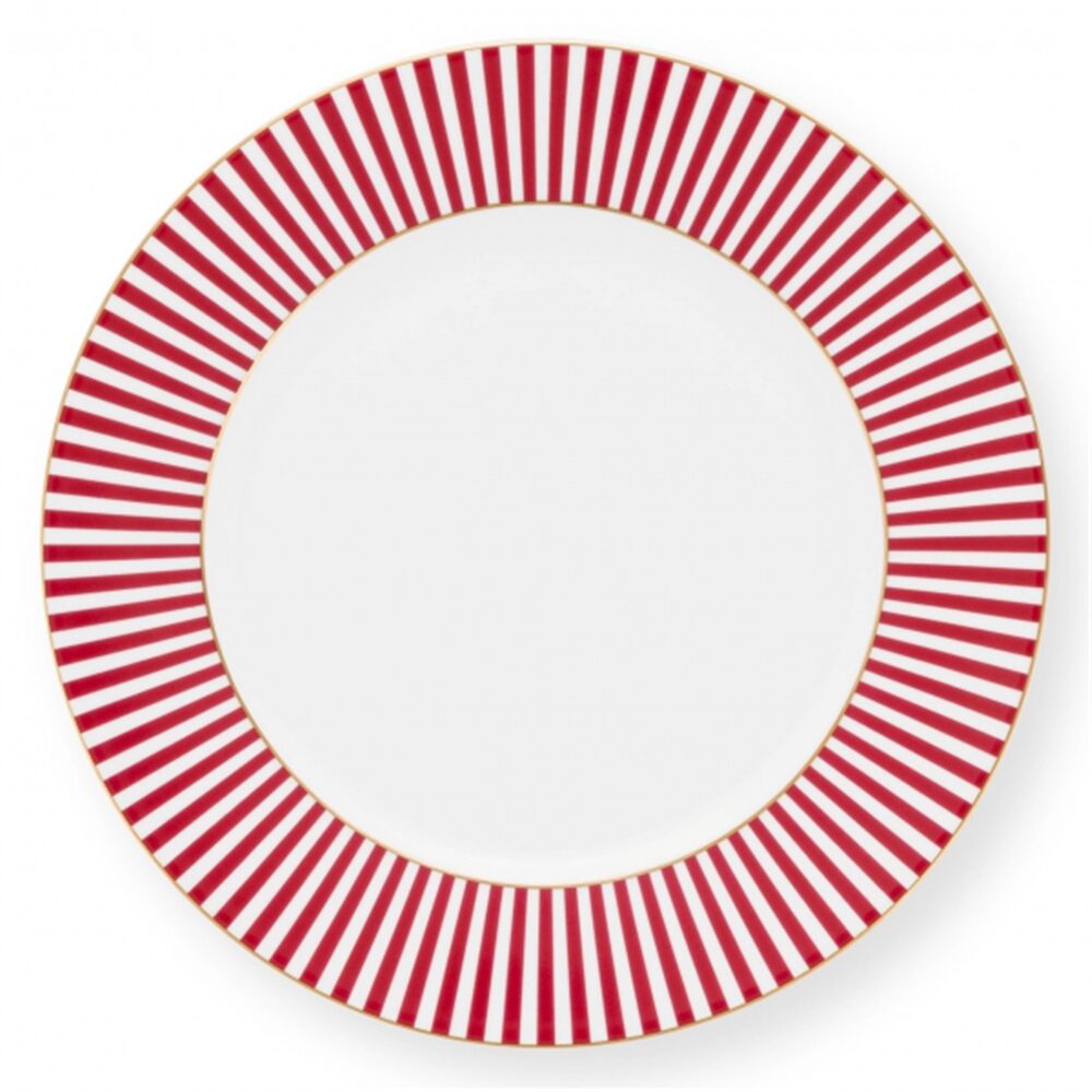 PiP Royal Stripes Prato Rosa Escuro 17cm