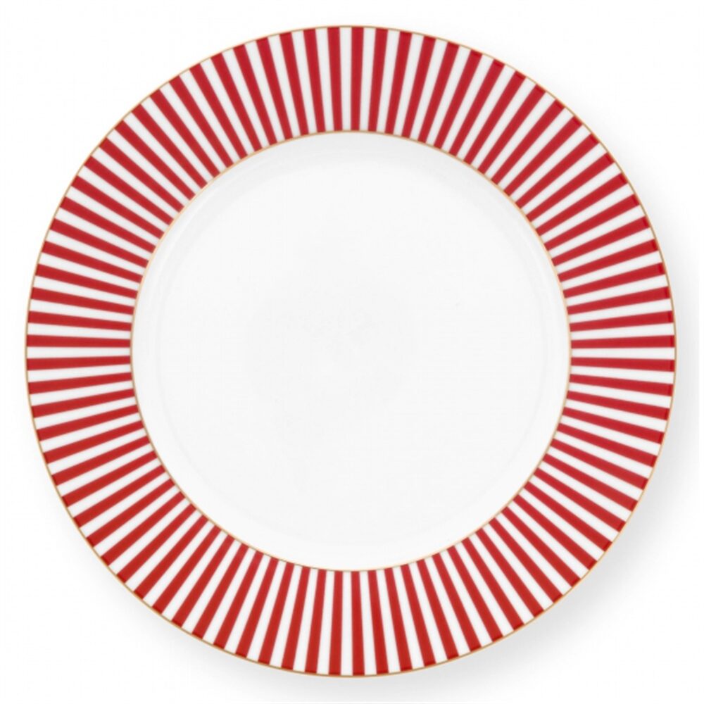 PiP Royal Stripes Prato Rosa Escuro 21cm