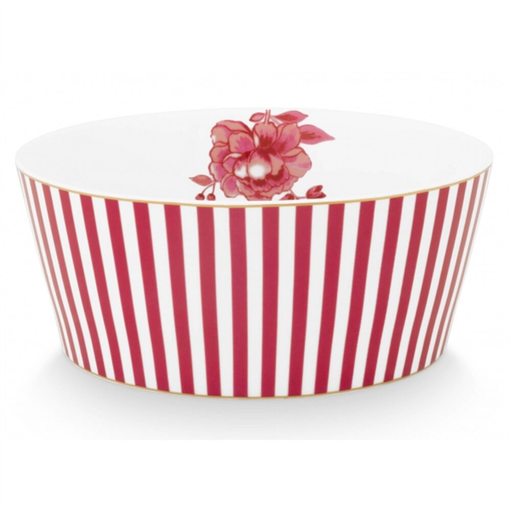 PiP Royal Stripes Rosa Escuro Taça 15cm