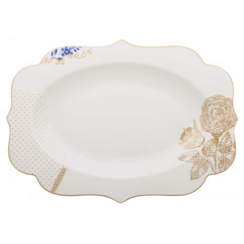 PiP Royal - Prato Oval White 40 cm
