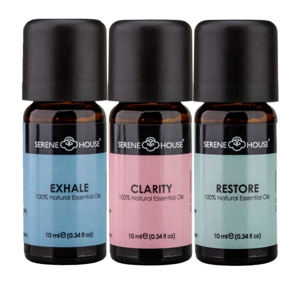 Serene House - Óleo Essencial 10ml Conj.3pcs - 3 Aromoas Sor