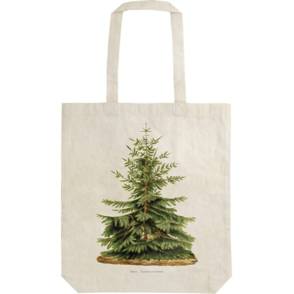 Saco Compras Algodão 38x42cm Pinheiro Natal