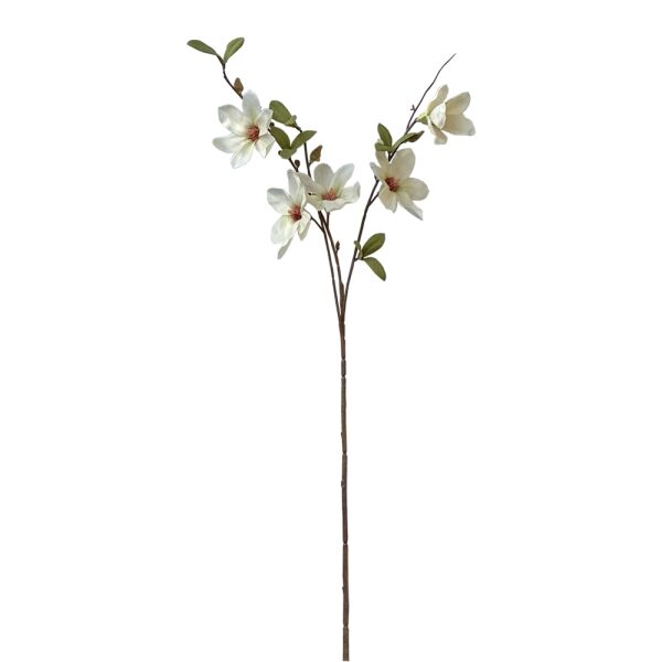 Plantas Artificiais Magnolia Branca 64cm