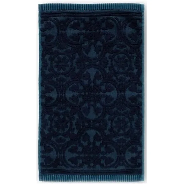 PiP Studio Toalha Mãos Tile de Pip Azul Escuro 30x50