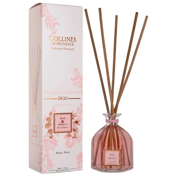 Collines Duos Difusor 500ml Rose & Hibiscus