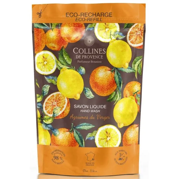 Fresc Veg Recarga ECO Sabonete Liquido 470ml Frutas Pomar