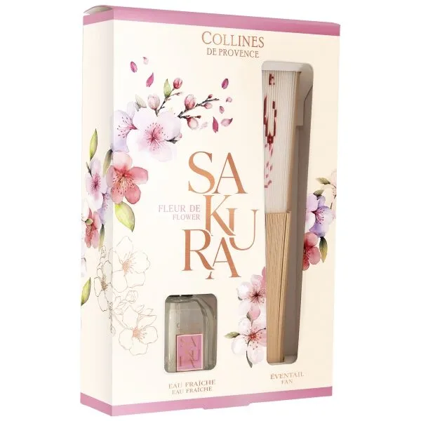 Estivales Cofret Água Fresca 50ml e leque Sakura flower