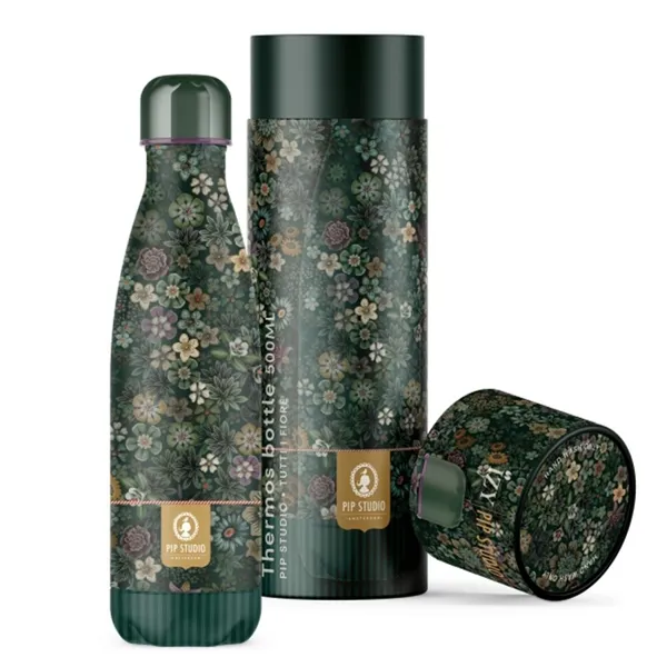 PiP Studio Garrafa Térmica 500ml - Tutti I Fiori Verde