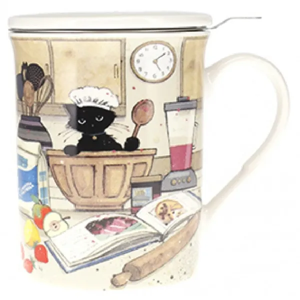 Bug Art Caneca Chá 380ml com Infusor e Tampa