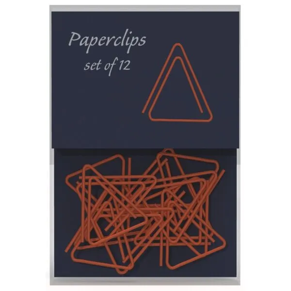 Midnight Gold - Clips papel conj. 12
