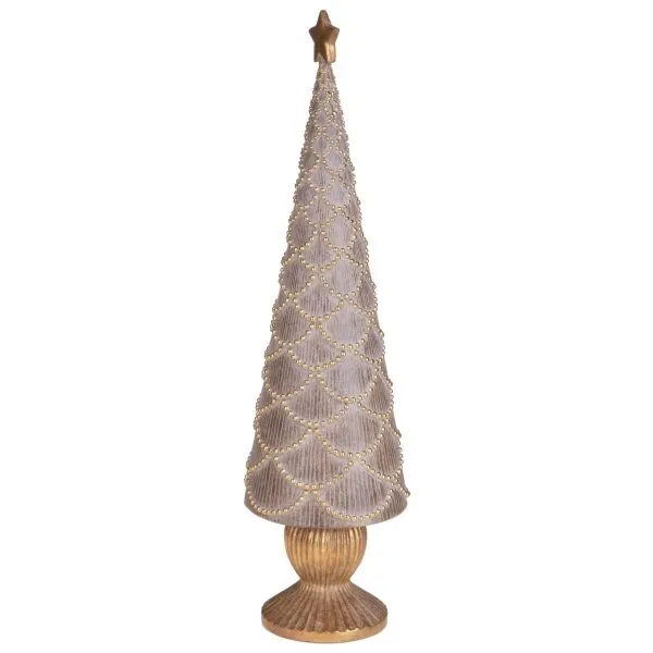 Arvore Natal dourado velho 44cm