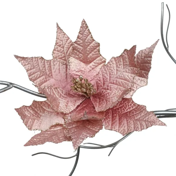 Flores c/clip rosa