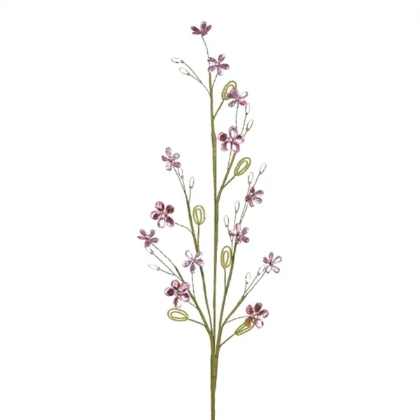 Haste de flores rosa forte