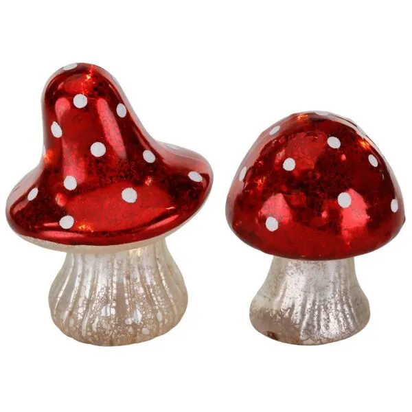 Cogumelo c/led 14/16cm