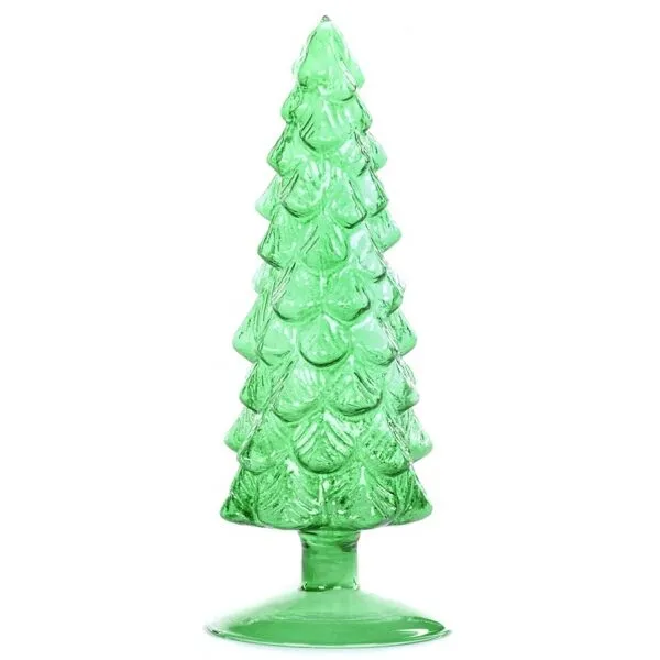 Arvore em vidro verde peq.