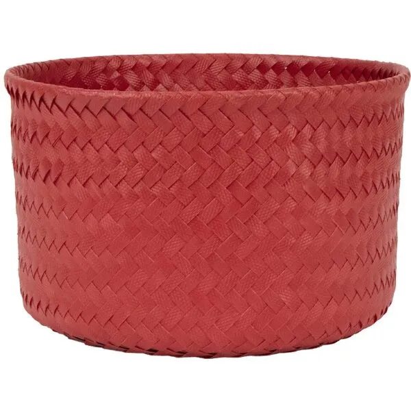 Cesto Redondo Classico Vermelho S Alto