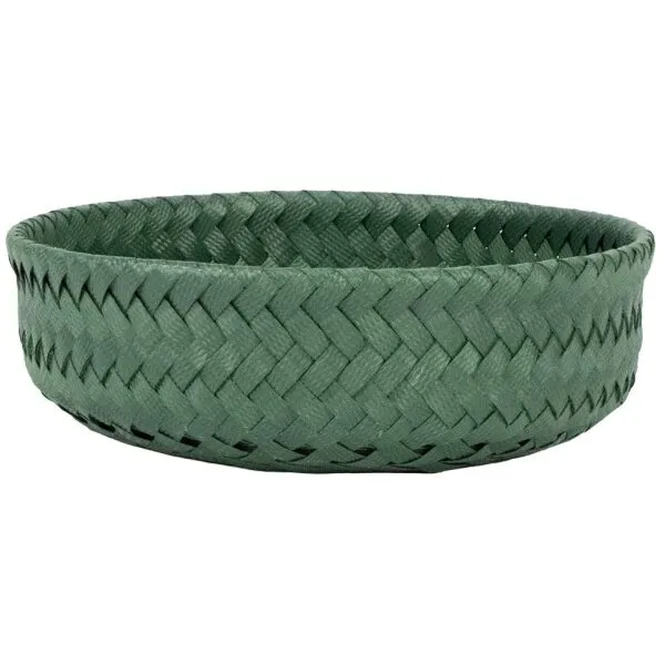 Cesto Redondo Verde XS Baixo