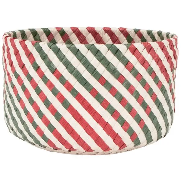 Cesto Redondo Champanhe Mix Verde Vermelho XS Alto