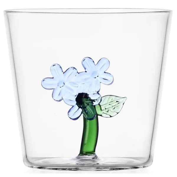 Copo Botanica Flor azul claro