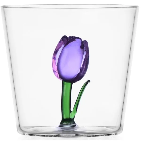 Copo Botanica Tulipa lilás