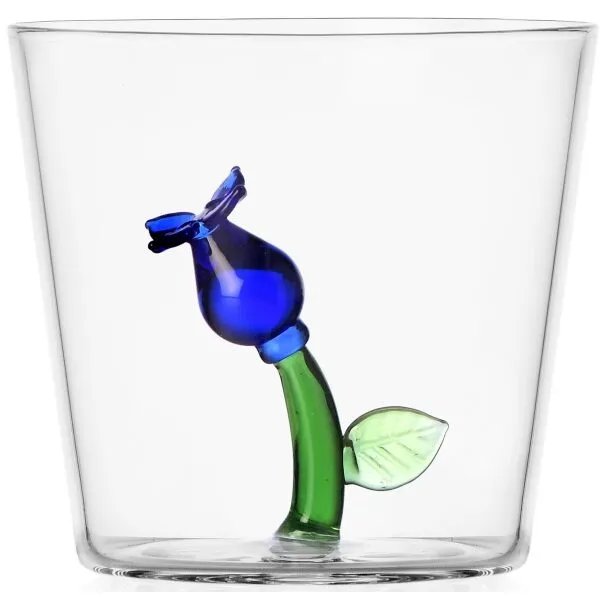 Copo Botanica Flor azul