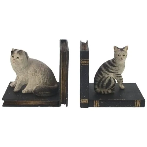 Serra Livros Gatos 28x10x13cm