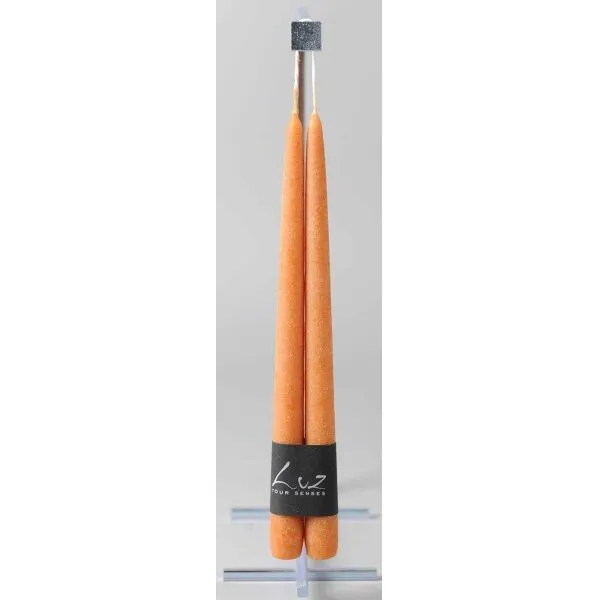 Vela Ambar 30cm x 2.5 cm conj.2