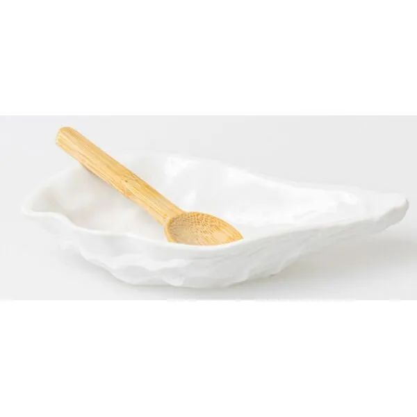 Tigela concha c/collher ,13,5cm
