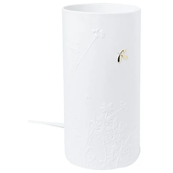 Candeeiro folha dourada 22cm