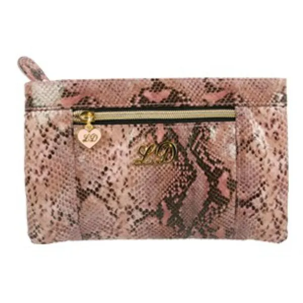 Little Diva - Bolsa cosmeticos Snake Pink - S