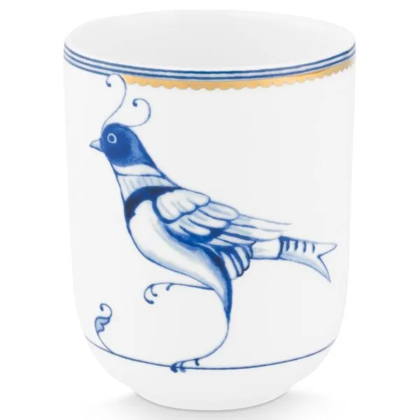 PiP & Blue Bird Copo Pequeno Branco