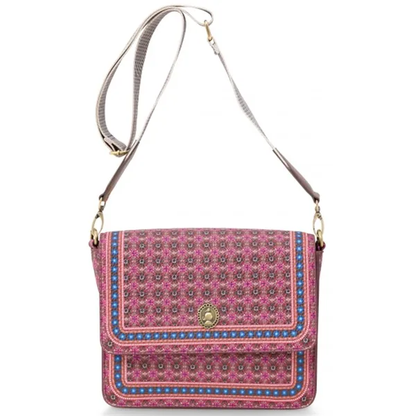 PiP Bolsa Ombro pequena Clover Rosa 19x6x16cm