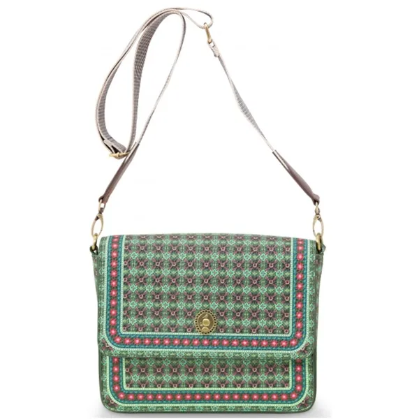 PiP Bolsa Ombro pequena Clover Verde 19x6x16cm