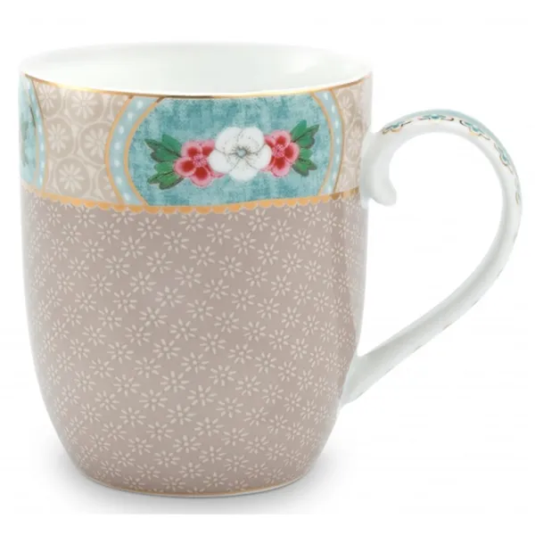 PiP Studio Blushing Birds - Caneca pequena Khaki 145ml
