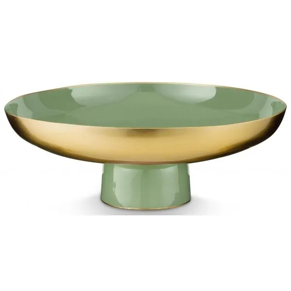 PiP Studio Fruteira Baixa Metal Verde Claro 35x12.5cm