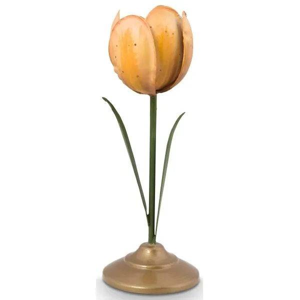 PiP Castiçal Metal Tulipa Amarelo 21cm