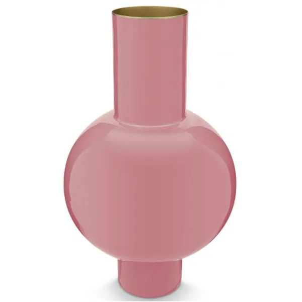 PiP Vaso metal Medio Rosa 24x40cm