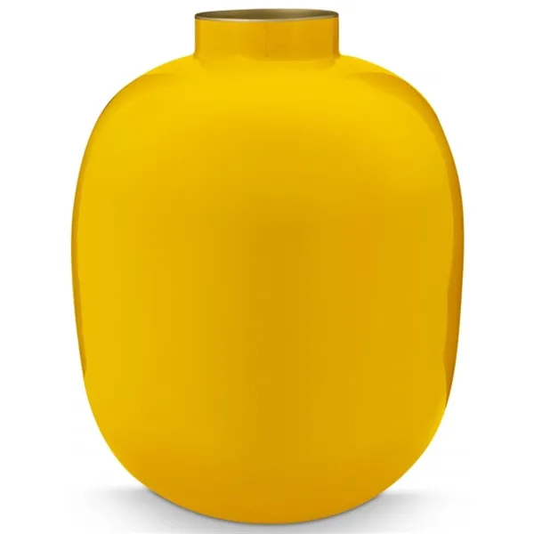 PiP Vaso metal Ocre 32cm