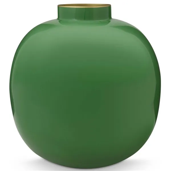 PiP Vaso metal Verde 23cm