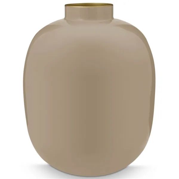PiP Vaso metal Khaki 32cm