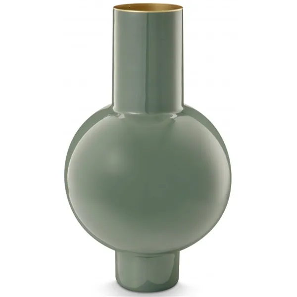 PiP Vaso Metal Medio Verde Mid 24x40cm