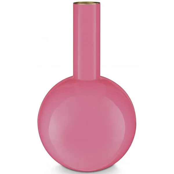 PiP Studio Vaso Metal M Rosa 19x33cm