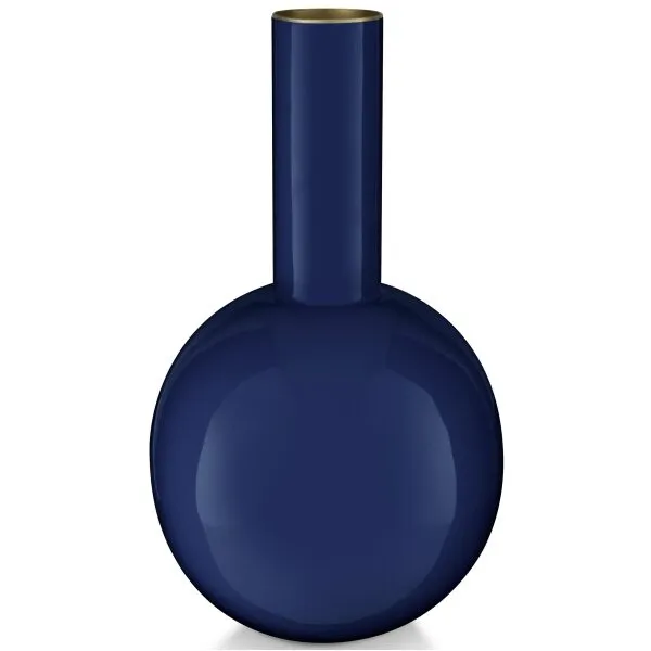 PiP Vaso Metal Azul Escuro 15x26cm