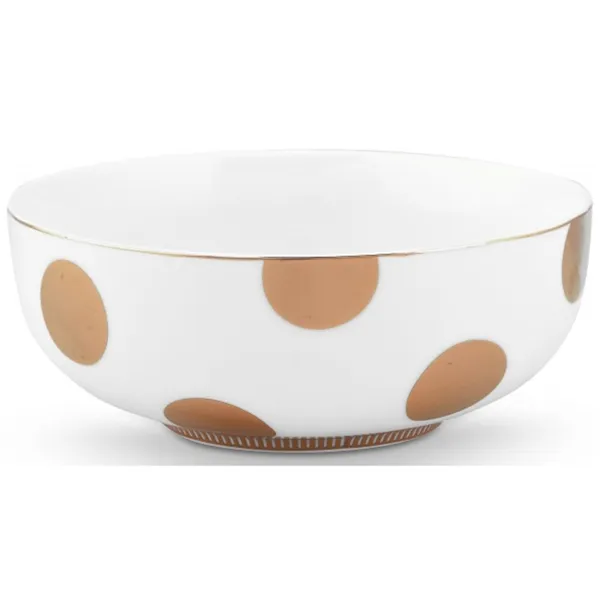 PiP Dot Delight Taça Branco-Ouro 15cm
