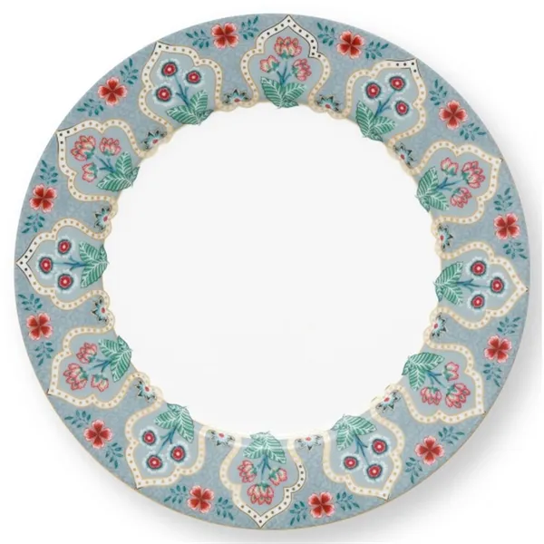 PiP Studio Flower Festival Deco Prato Azul Claro 21cm