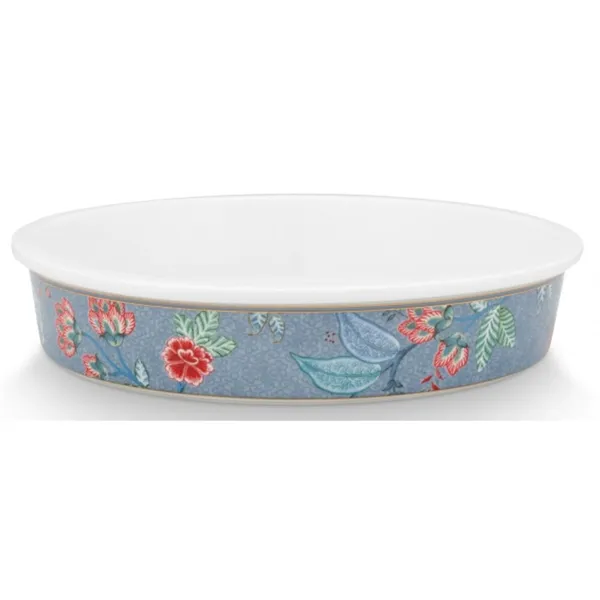 PiP Studio Flower Festival Tarteira Azul 25.5x5cm