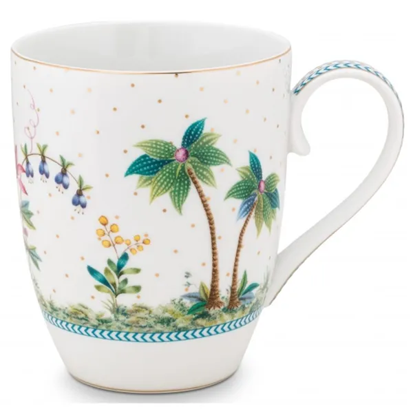 PiP Studio Jolie Caneca Dots Ouro 350ml
