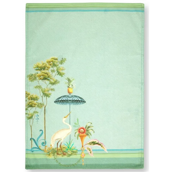 PiP Jolie Toalha de Chá Heron grande Azul 50x70cm