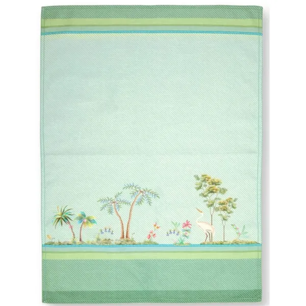 PiP Jolie Toalha Chá Heron pequeno Verde 50x70cm