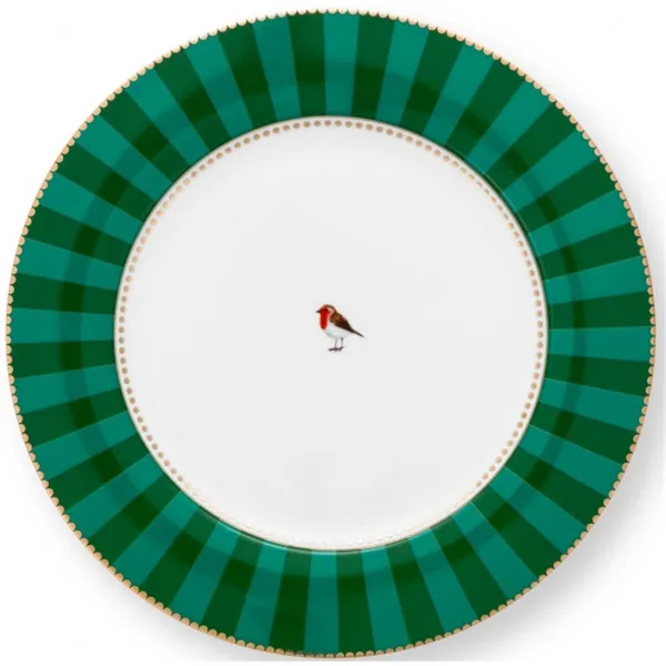 Pip Love Birds Prato Riscas Esmeralda Verde 26.5cm